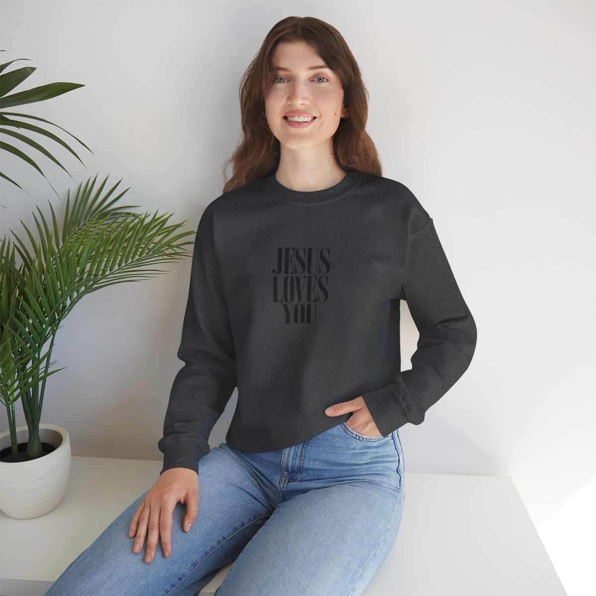 Jesus Loves You Crewneck