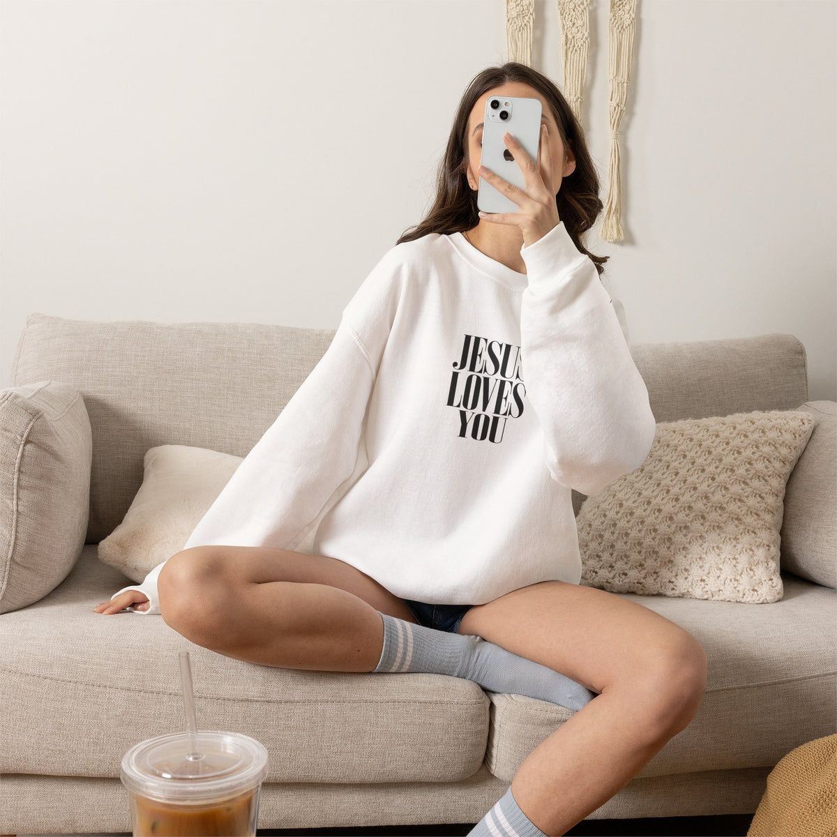 Jesus Loves You Crewneck