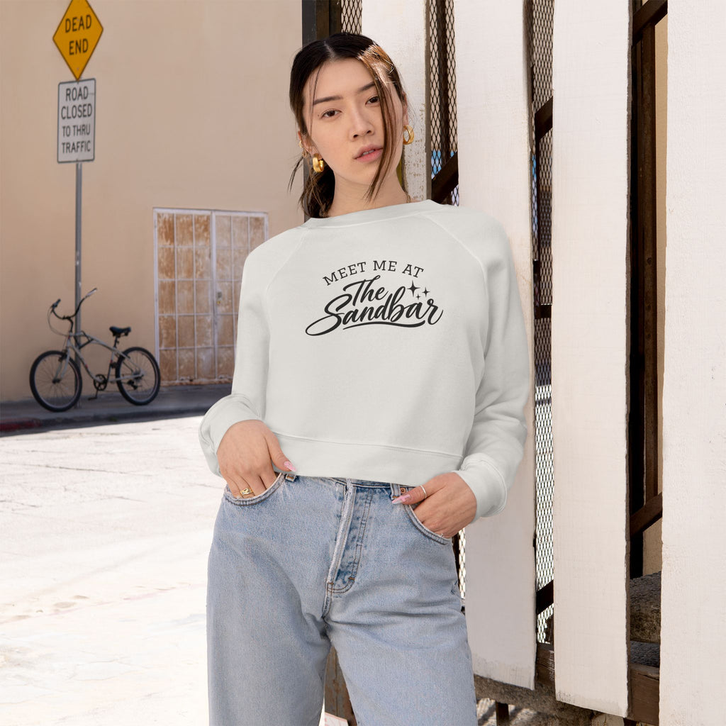 Meet Me at The Sandbar Crop Sweatshirt