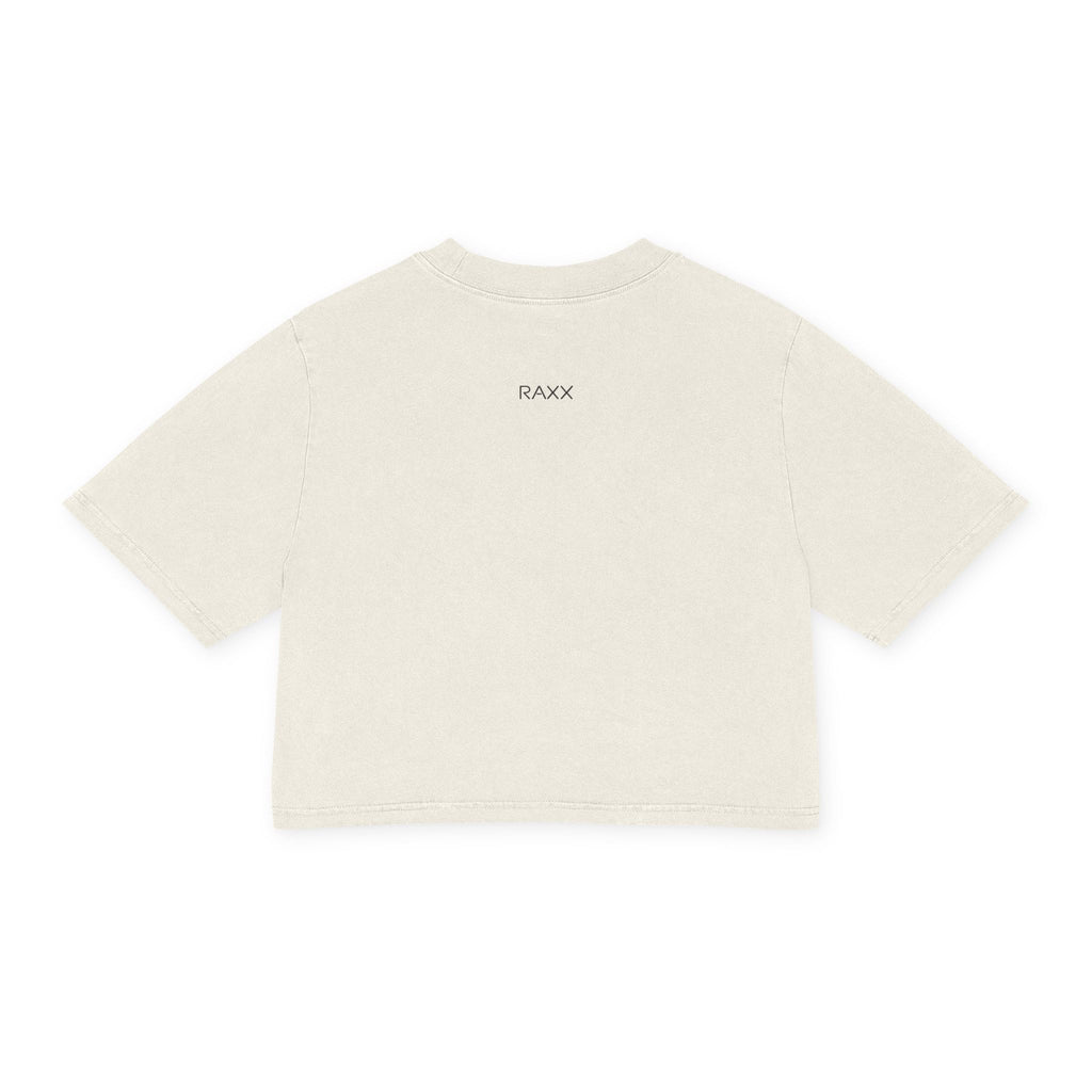 Here For The Snacks Crop Tee