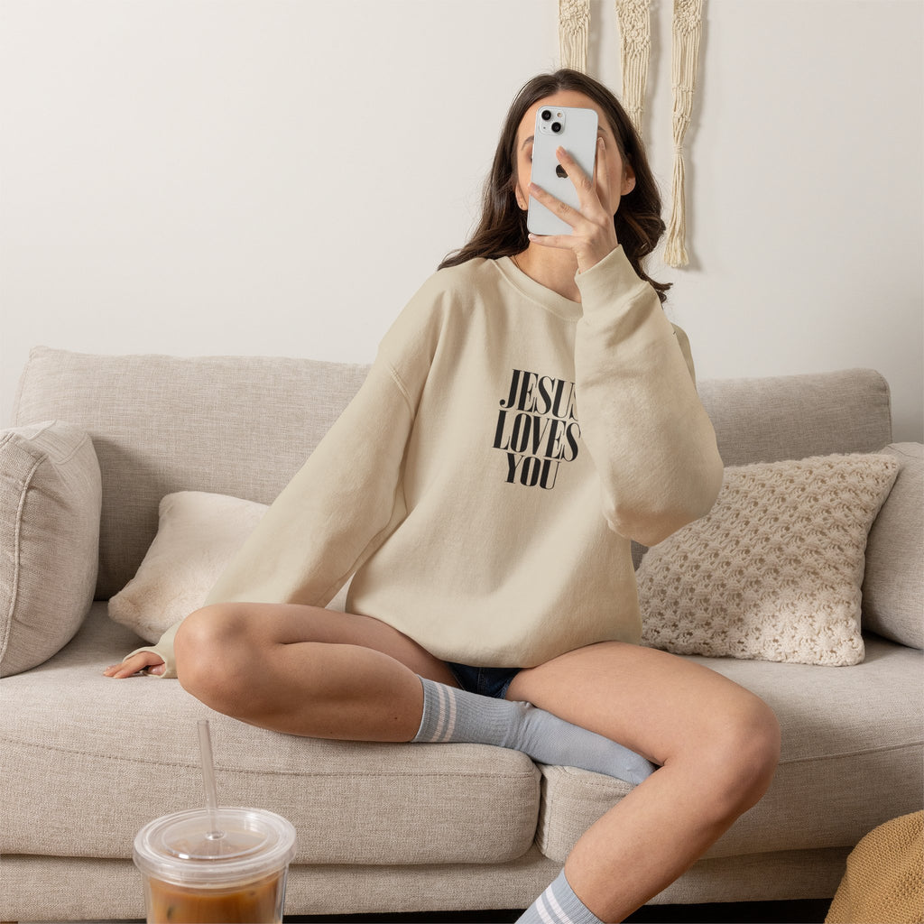 Jesus Loves You Crewneck
