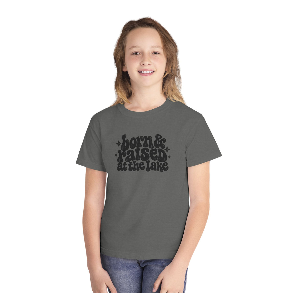 Born & Raised At The Lake Youth Tee