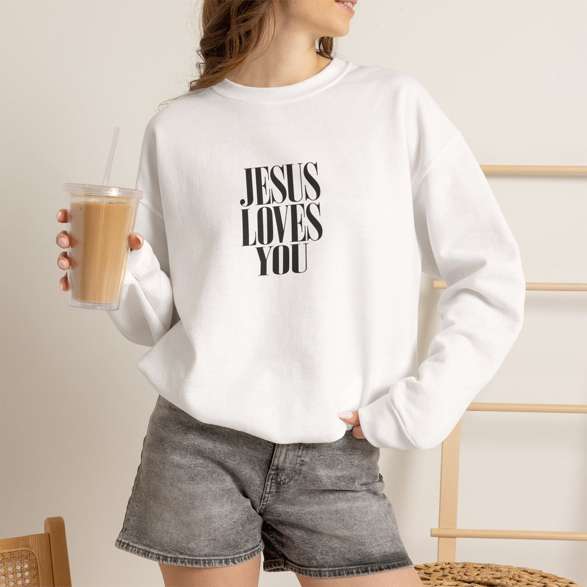 Jesus Loves You Crewneck