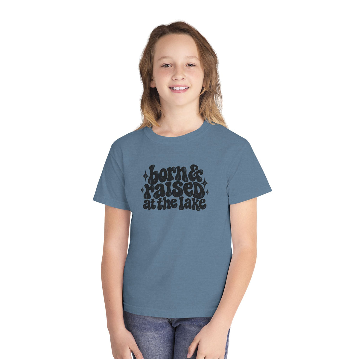 Born & Raised At The Lake Youth Tee