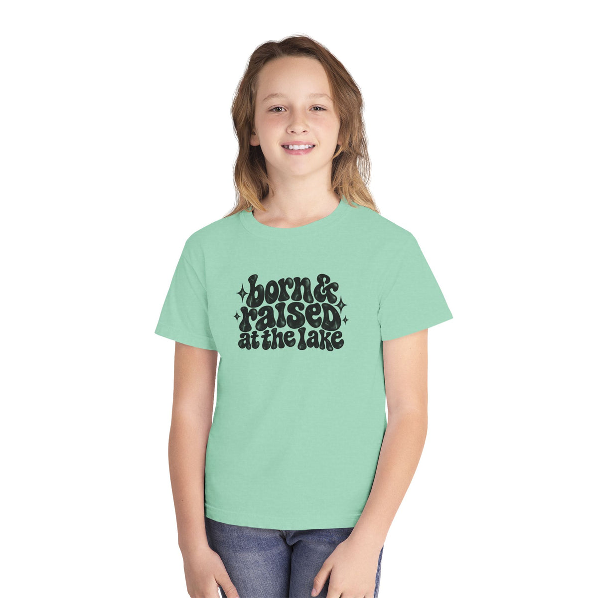 Born & Raised At The Lake Youth Tee