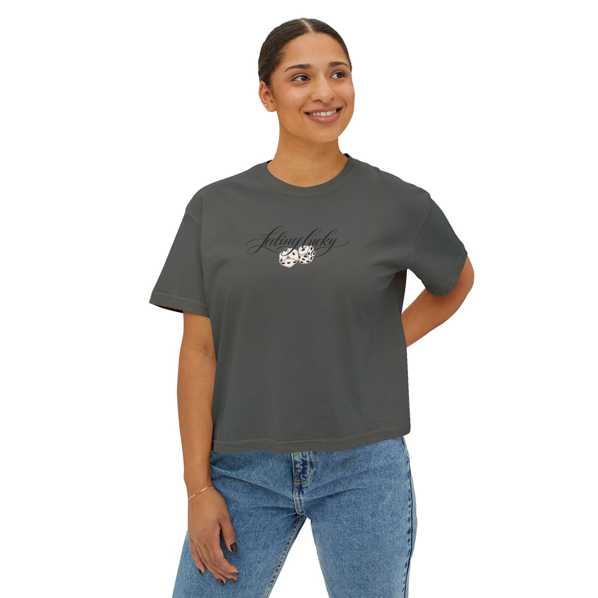 Feeling Lucky Boxy Tee