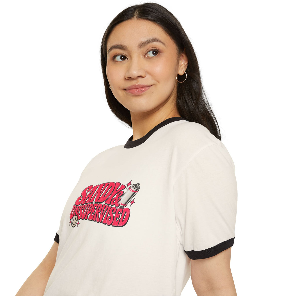Sandy & Unsupervised Ringer Tee