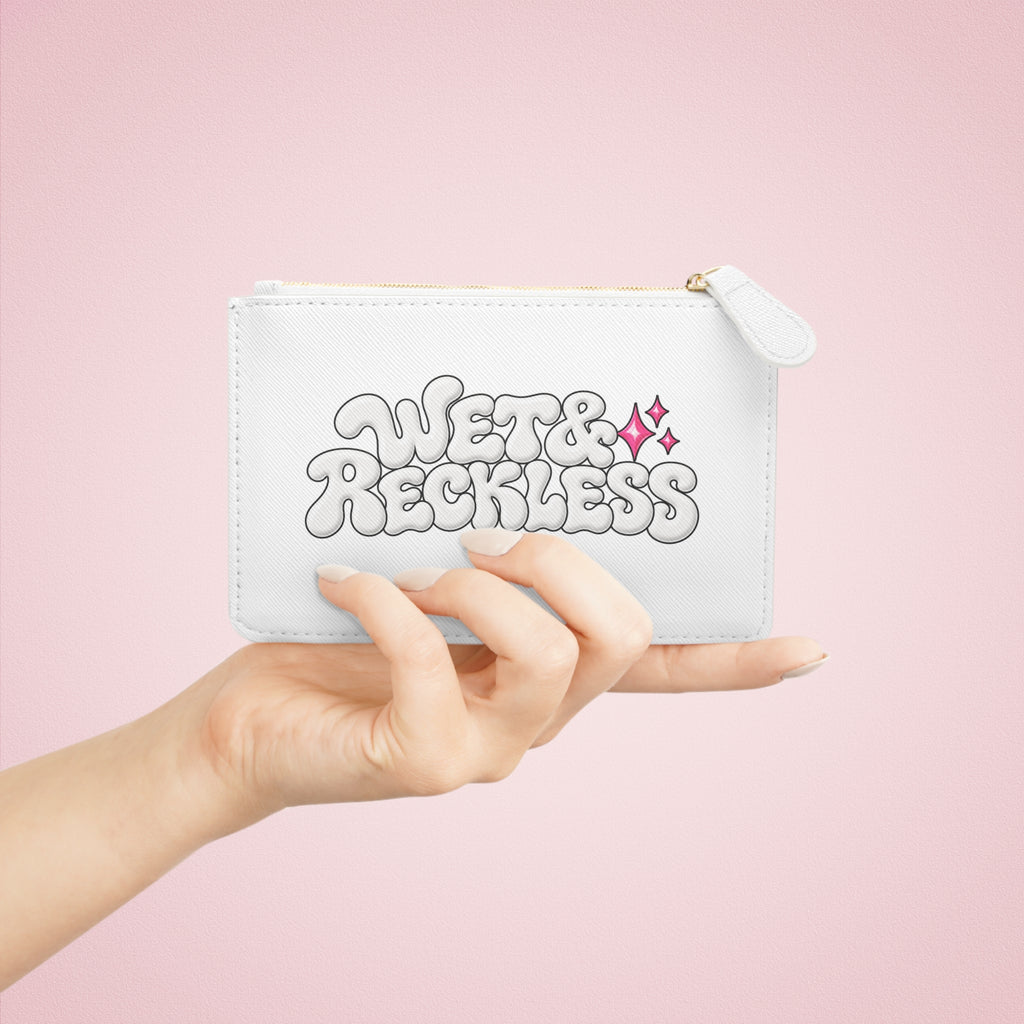 Wavy "Wet & Reckless" Mini Clutch Bag