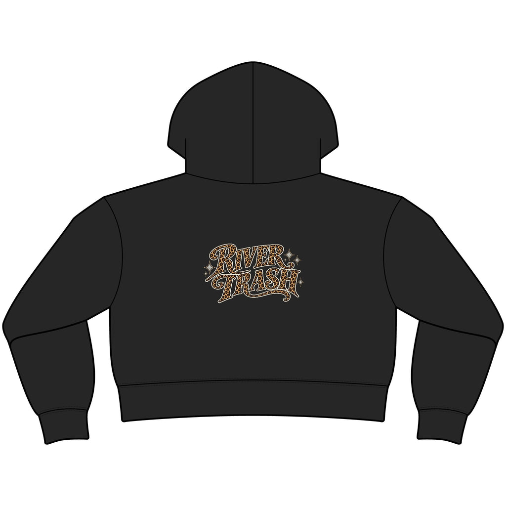 River Trash Cropped Zip Hoodie