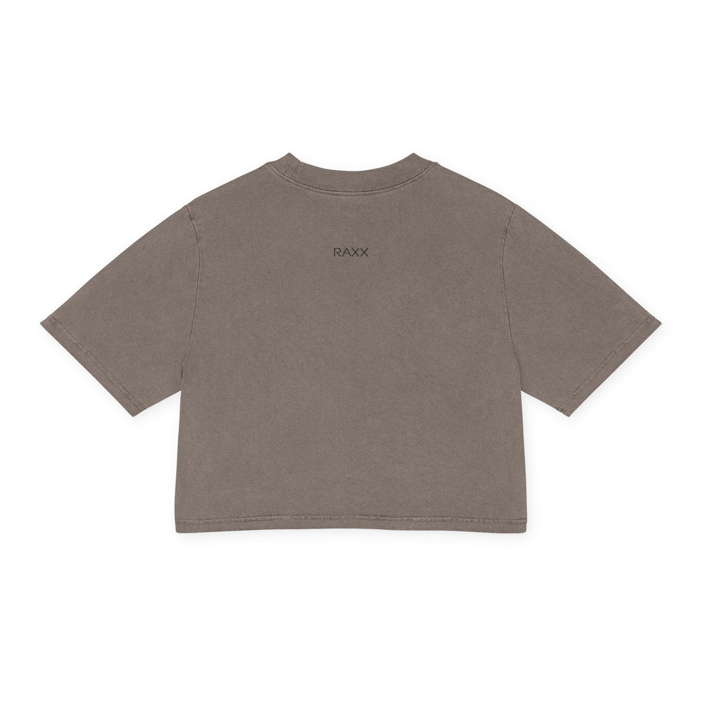 Here For The Snacks Crop Tee
