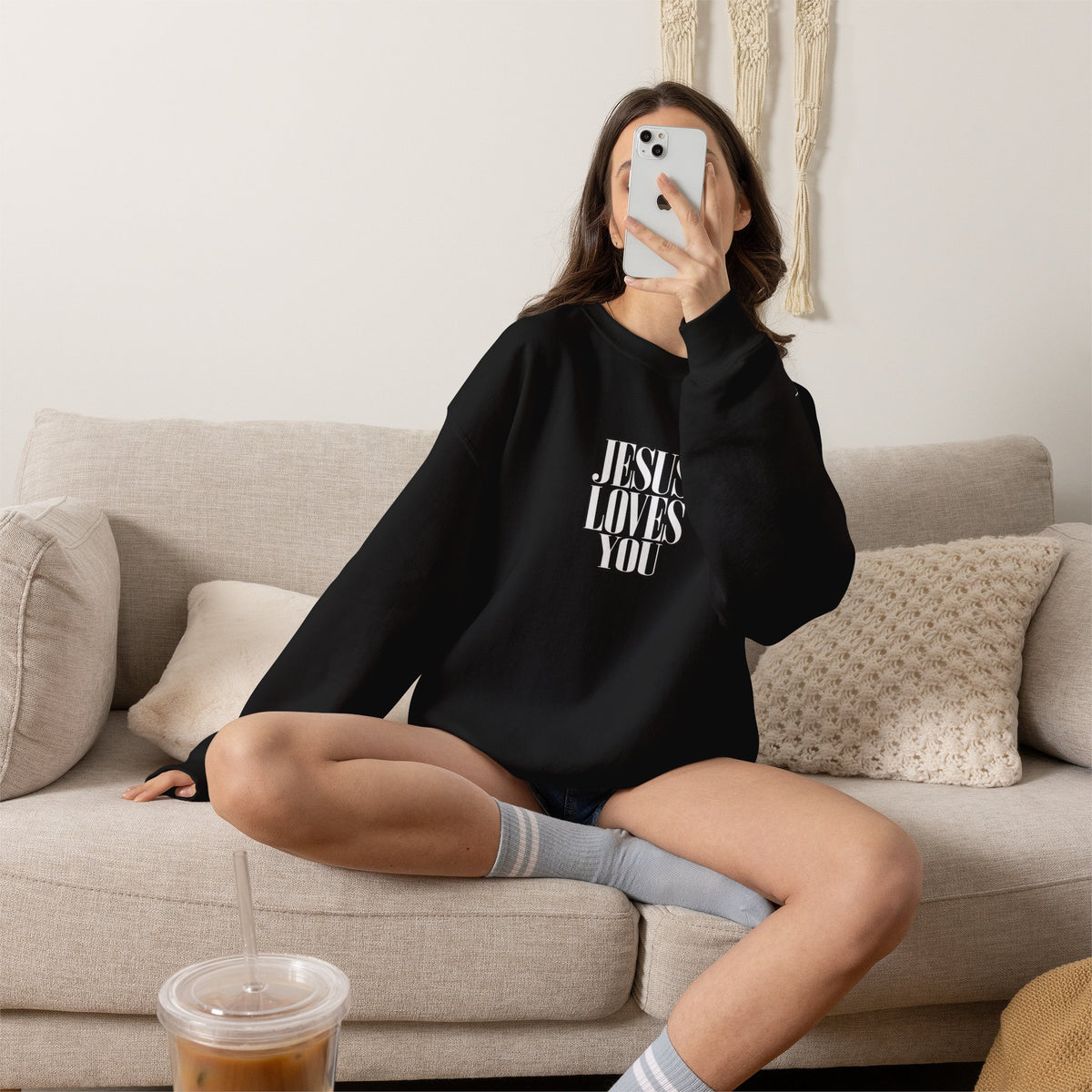 Jesus Loves You Crewneck