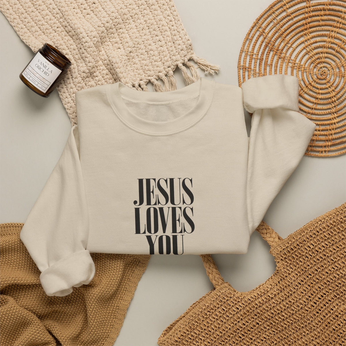 Jesus Loves You Crewneck