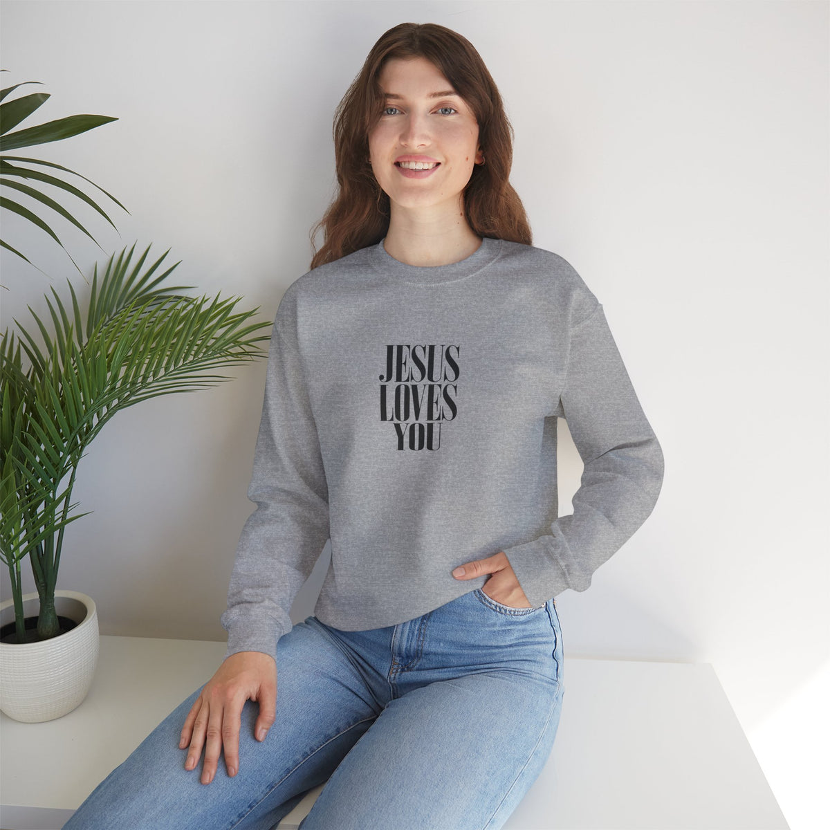 Jesus Loves You Crewneck