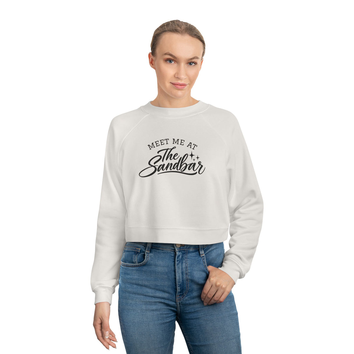 Meet Me at The Sandbar Crop Sweatshirt