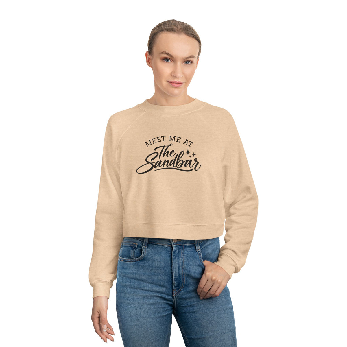 Meet Me at The Sandbar Crop Sweatshirt