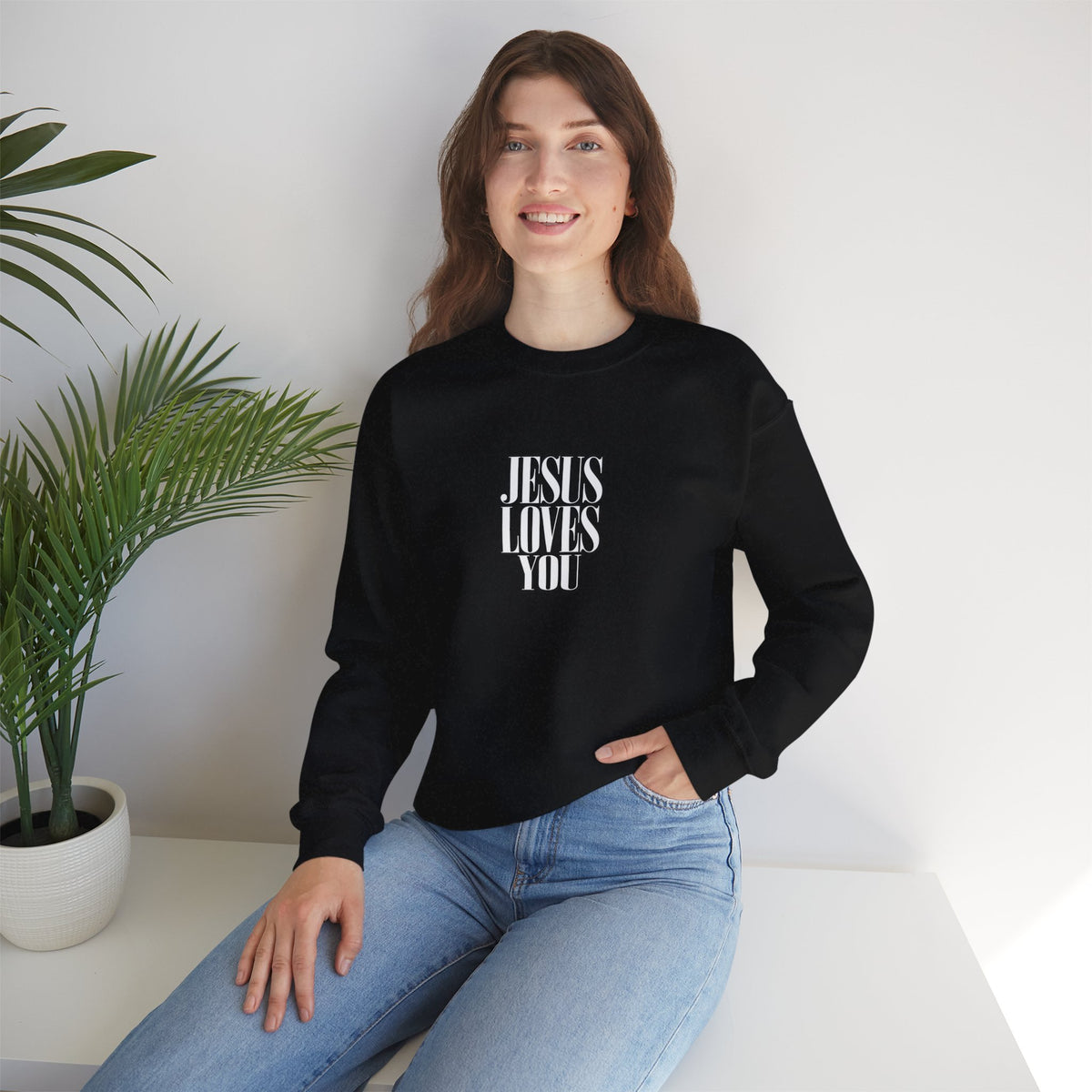 Jesus Loves You Crewneck